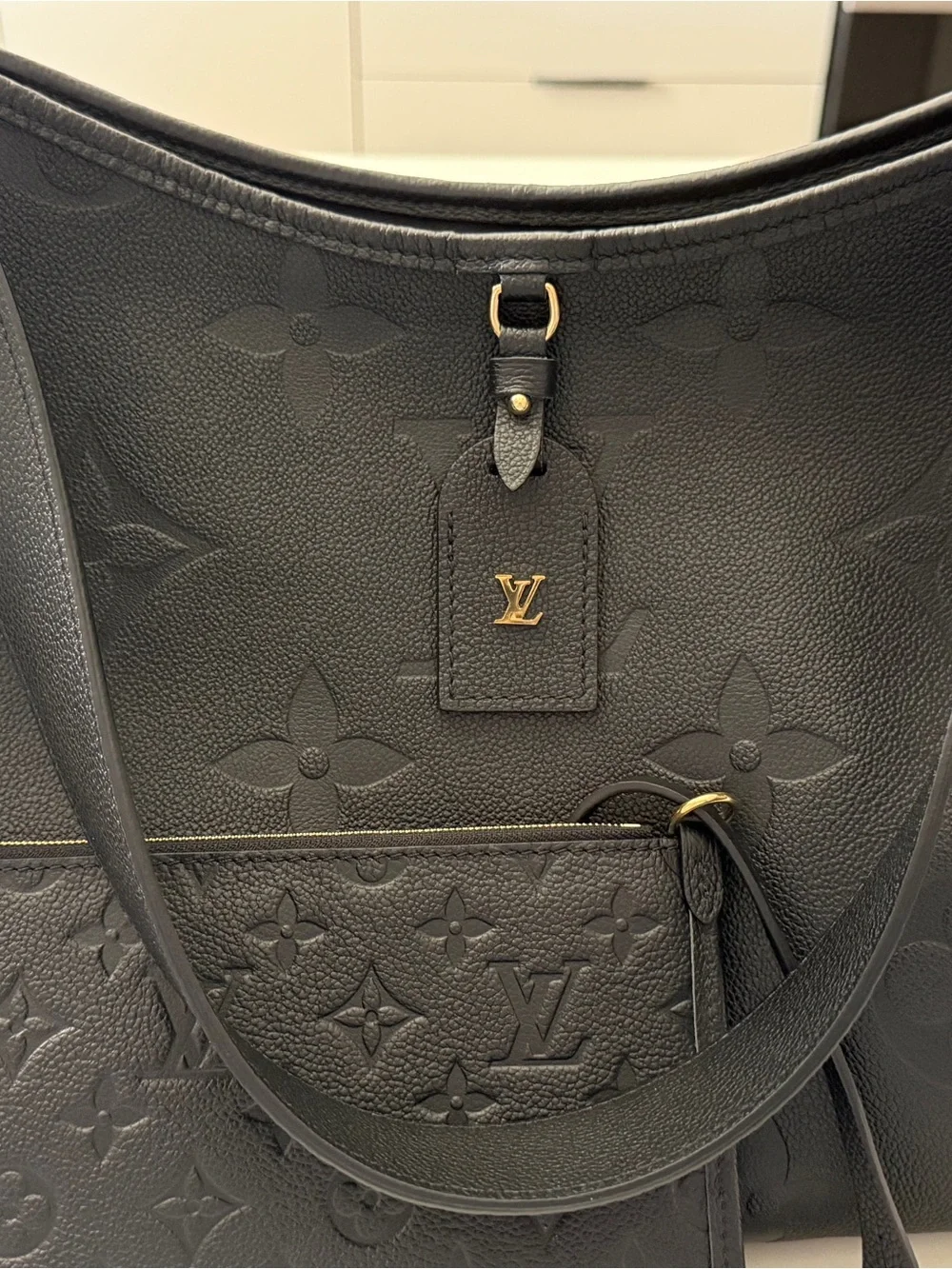 Louis Vuitton Black Carryall MM